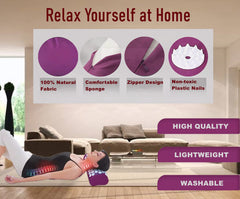 DoroSun acupressure pillow nails detail shows thousands of stimulating points for targeted relaxation.