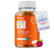 Dose + Remedy Immunity Kids bottle showing chewable gummies for everyday use.