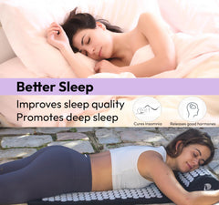 DoSensePro acupressure mat shows 29-inch length for full back coverage.