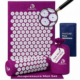 DoSensePro acupressure mat close-up of firm spikes for targeted pressure.