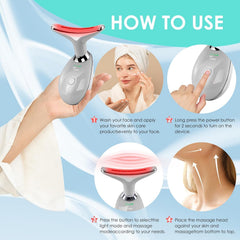 Doset rechargeable-compact massager is ideal for travel and on-the-go routines.