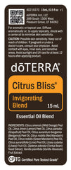doTERRA Citrus Bliss packaging highlights the citrus-vanilla scent and premium blend.