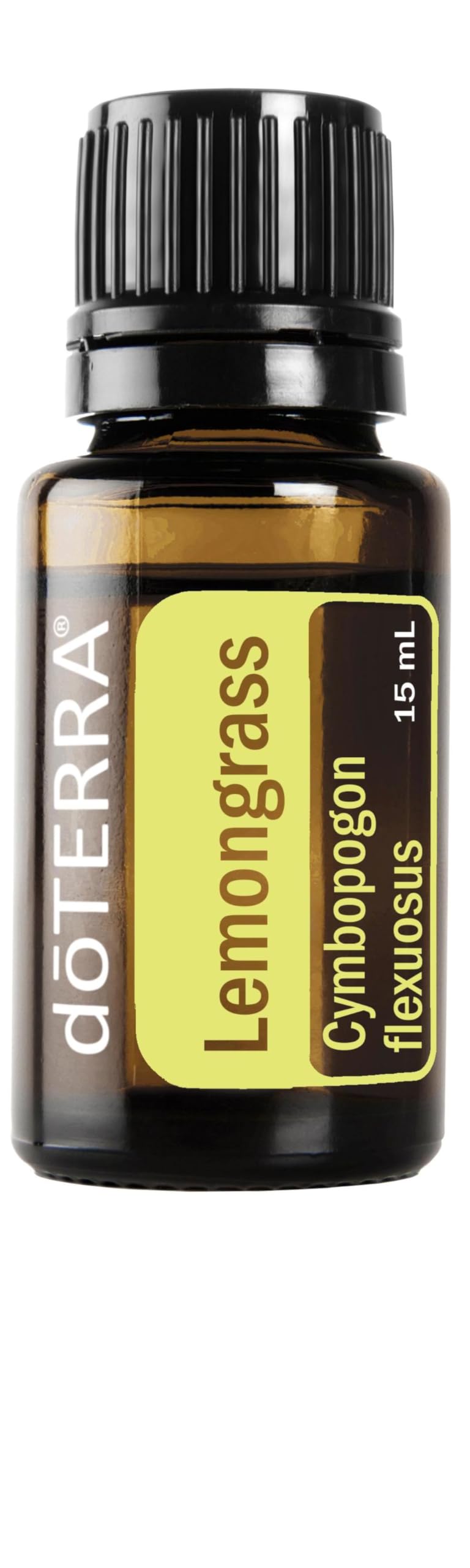 doTERRA Lemongrass 15ml bottle for refreshing aromatherapy and skin toning.