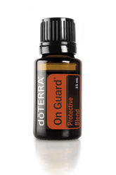 doTERRA On Guard bottle front view showing citrus-spice blend and label