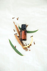 doTERRA On Guard countertop-cleaning application using non-toxic blend
