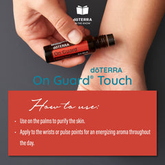 doTERRA On Guard Touch packaging highlights easy storage and fast access.