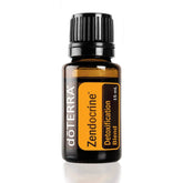 doTERRA Zendocrine rosemary bottle pour, great for uplifting daily rituals and refreshing aromas