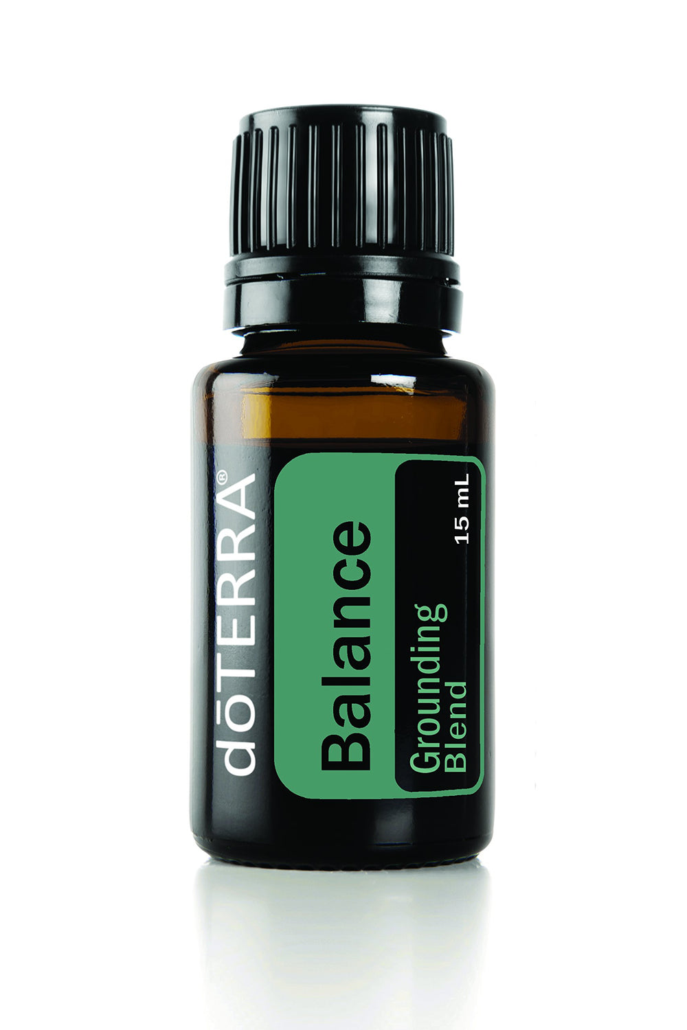 doTERRA Balance bottle showing a grounding aroma for relaxation and daily focus.