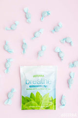 Proprietary doTERRA Breathe blend label on bottle
