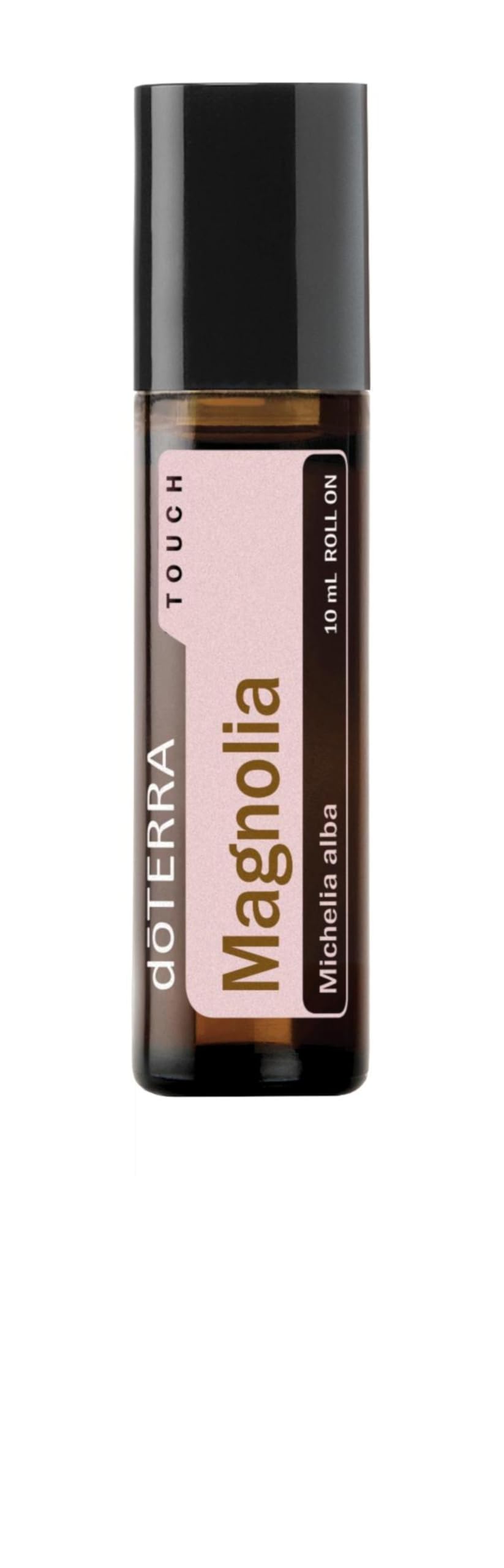 doTERRA Magnolia Touch bottle poured for easy application and skin hydration.