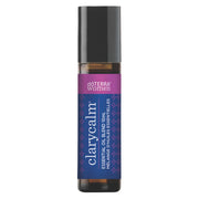 doTERRA Clary Calm bottle pour for easy aromatherapy and calm evenings.