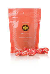 doTERRA On Guard throat drops packaging with natural ingredients and brand trust.