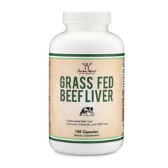 Double Wood Beef Liver Capsules bottle-front for daily wellness on the go.