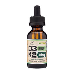 Double Wood D3 K2 drops bottle for daily vitamin support