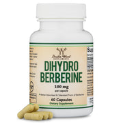 Double Wood Dihydroberberine bottle front showing GlucoVantage for absorption.