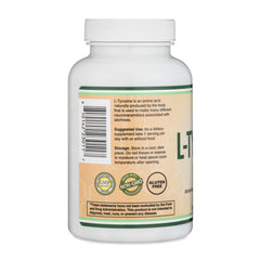 Bottle shows 60 servings for sustained daily focus.