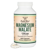 Double Wood Magnesium Malate capsules in bottle support daily wellness