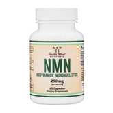 Double Wood NMN bottle front view for simple daily energy support.