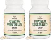 Double Wood potassium iodide 130 mg bottle for emergency preparedness