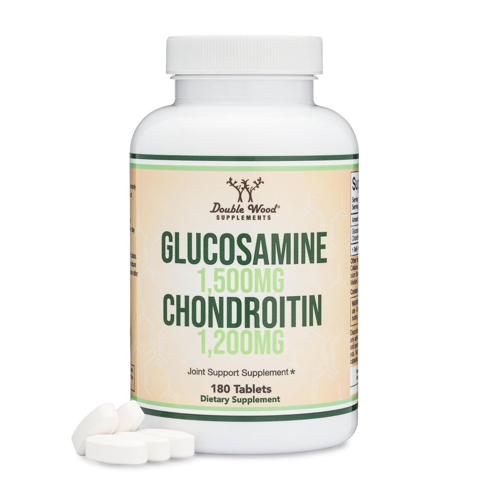 Double Wood Glucosamine Chondroitin Triple Strength bottle for joint support