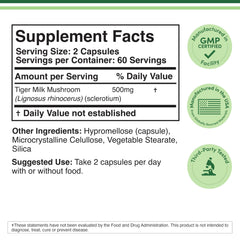 Capsules close-up highlighting 500 mg dose for daily immune health