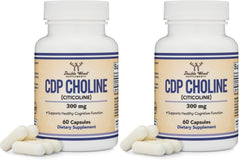 Double Wood CDP Choline bottle showing potent choline source for cognitive support