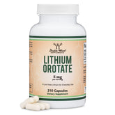 Double Wood Lithium Ootate bottle front for daily mood support.