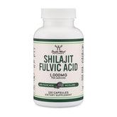 Double Wood Shilajit capsules bottle ready for daily antioxidant support.
