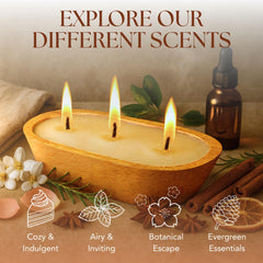 Dough Bowl Candle Co. odor-neutralizer in bowl helps keep spaces fresh with natural fragrance.