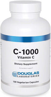 Douglas Laboratories C-1000 bottle cap for daily vitamin C routine