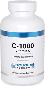 Douglas Laboratories C-1000 bottle cap for daily vitamin C routine