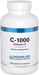 Douglas Laboratories C-1000 bottle cap for daily vitamin C routine
