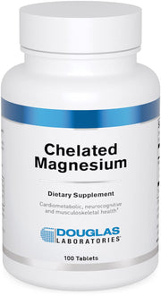 Douglas Laboratories Chelated Magnesium tablets in bottle for daily support