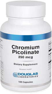 Douglas Laboratories Chromium Picolinate bottle with capsules for daily metabolic support
