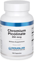 Douglas Laboratories Chromium Picolinate bottle with capsules for daily metabolic support