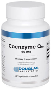 Douglas Laboratories CoQ-10 60mg bottle for daily antioxidant support.