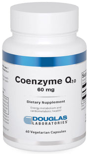Douglas Laboratories CoQ-10 60mg bottle for daily antioxidant support.