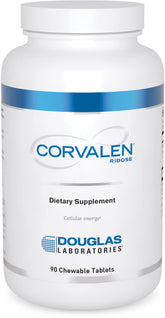 Douglas Laboratories Corvalen Chews vanilla flavor close-up for convenient energy support