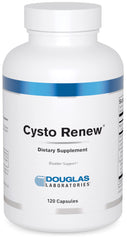 Douglas Laboratories Cysto Renew bottle on a clean surface for bladder support