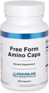 Douglas Laboratories Free Form Amino Capsules bottle for daily muscle and tissue support.
