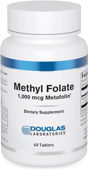 Douglas Laboratories Methyl Folate 1000mcg bottle front for daily folate support