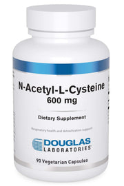 Douglas Laboratories NAC 600 mg bottle shown for antioxidant support