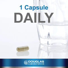 Capsules of Douglas Laboratories Olive Leaf Extract ready for daily antioxidant and GI support