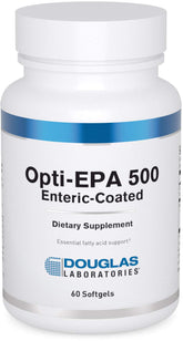Douglas Laboratories Opti-EPA 500 front bottle for daily omega-3 support.