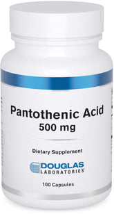 Douglas Laboratories pantothenic acid capsules support daily energy metabolism.