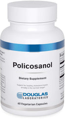 Douglas Laboratories Policosanol bottle with label highlighting lipid metabolism support.
