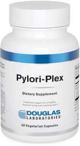 Douglas Laboratories Pylori-Plex bottle front displays digestive support branding