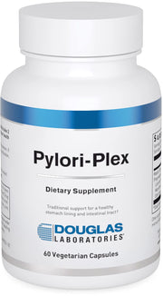 Douglas Laboratories Pylori-Plex bottle front displays digestive support branding