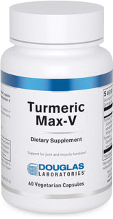 Douglas Laboratories Turmeric Max-V bottle front view showing standardized curcumin for joints