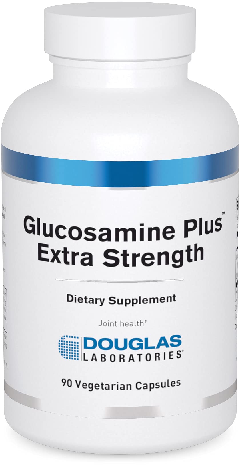 Douglas Laboratories Glucosamine Plus Extra Strength bottle front for joint support.